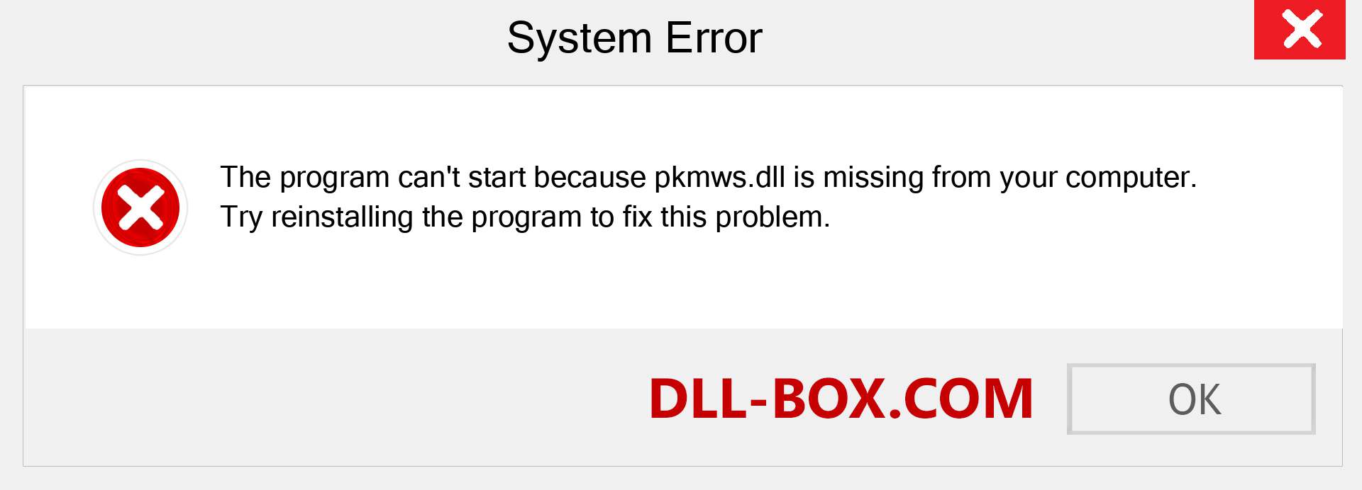  pkmws.dll file is missing?. Download for Windows 7, 8, 10 - Fix  pkmws dll Missing Error on Windows, photos, images
